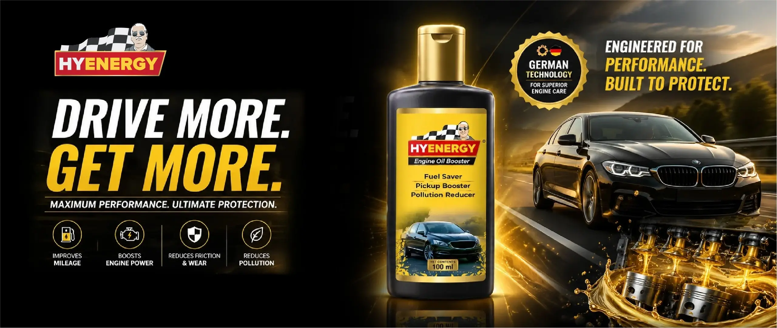 HYENERGY Engine Oil Booster